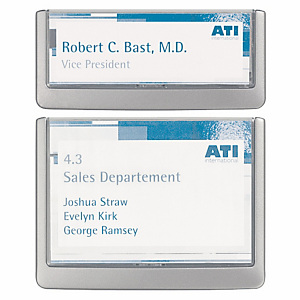 Durable Bristol pour plaques de porte. Format 149 x 52,5 mm Norme PEFC - Lot de 10 Durable Bristol pour plaques de porte. Format 149 x 52,5 mm Norme PEFC - Lot de 10