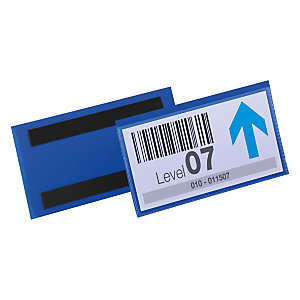 Durable Buste per magazzino e logistica con banda magnetica sul retro, Formato A4 orizzontale (confezione 50 pezzi)