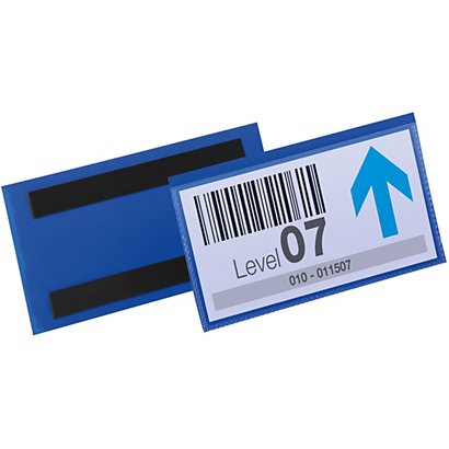 Durable Buste per magazzino e logistica con banda magnetica sul retro, Formato A5 orizzontale (confezione 50 pezzi) - 1