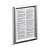 Durable Cadre d'affichage A4 clipsable - Coloris aluminium - 7