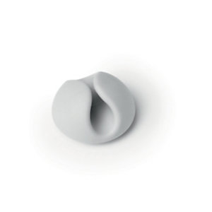 Durable CAVOLINE® CLIP 1 Clip fermacavi adesiva per 1 cavo, Grigio (confezione 6 pezzi)