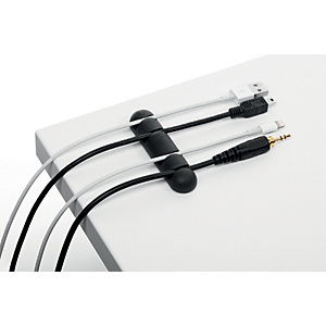 Durable CAVOLINE® CLIP 4 Clip autoadhesivo organizador de cable, grafito Durable CAVOLINE® CLIP 4 Clip autoadhesivo organizador de cable, grafito