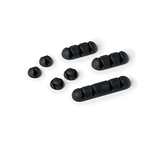 Durable CAVOLINE® CLIP MIX Clip fermacavi adesive per 1, 2, 3 e 4 cavi, Grafite (confezione 7 pezzi) Durable CAVOLINE® CLIP MIX Clip fermacavi adesive per 1, 2, 3 e 4 cavi, Grafite (confezione 7 pezzi)