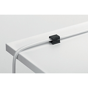 Durable CAVOLINE® CLIP PRO 2 Clip autoadhesivo organizador de cable, grafito Durable CAVOLINE® CLIP PRO 2 Clip autoadhesivo organizador de cable, grafito