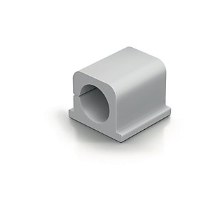 Durable CAVOLINE® CLIP PRO 2 Clip autoadhesivo organizador de cable, gris