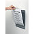 Durable CLICK SIGN, plaque de porte, plastique, A4 (210 x 297 mm), graphite - 2