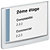 Durable CLICK SIGN, plaque de porte, plastique, A5 (210 x 148,5 mm), blanc - 2