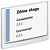 Durable CLICK SIGN, plaque de porte, plastique, A5 (210 x 148,5 mm), blanc - 1