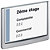 Durable CLICK SIGN, plaque de porte, plastique, A5 (210 x 148,5 mm), graphite - 1