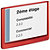 Durable CLICK SIGN, plaque de porte, plastique, A5 (210 x 148,5 mm), rouge - 2