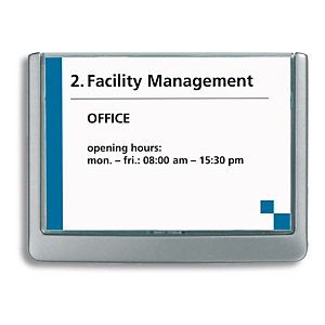 Durable Click Sign rótulo personalizable 149 x 105,5 mm. Durable Click Sign rótulo personalizable 149 x 105,5 mm.