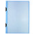 Durable Duraclip®, Dossier de pinza, A3, PVC, 60 hojas, transparente con clip azul - 2