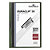 Durable Duraclip®, Dossier de pinza, A4, PVC, 30 hojas, transparente con clip verde - 1