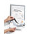 Durable Duraframe® Cartel adhesivo personalizable A4, plata - 1