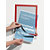 Durable Duraframe® Cartel adhesivo personalizable A4, rojo - 1