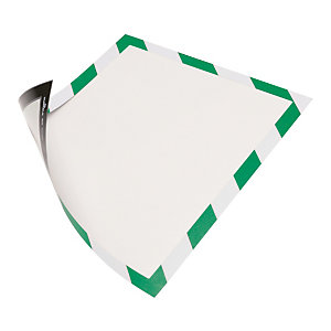 Durable Duraframe® Magnetic Security Cornici, Bianco e Verde (confezione 5 pezzi)