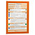 Durable Duraframe Marco magnético personalizable A4 - naranja (paquete de 5 unidades) - 1