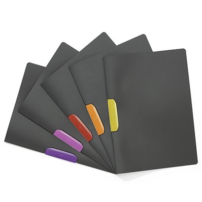 Durable Duraswing® Color, Dossier de pinza, A4, polipropileno, 30 hojas, negro - 1