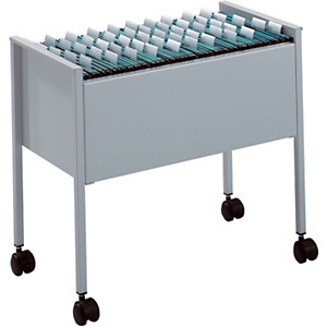 Durable ECONOMY Carrello per cartelle sospese, Acciaio, Capacità 80 cartelle, A4, 66 x 37 x 59 cm, Grigio Durable ECONOMY Carrello per cartelle sospese, Acciaio, Capacità 80 cartelle, A4, 66 x 37 x 59 cm, Grigio