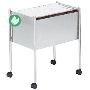 Durable ECONOMY, chariot pour dossiers suspendus, A4, capacité de 80 dossiers, acier, 66 x 37 x 59 cm, gris Durable ECONOMY, chariot pour dossiers suspendus, A4, capacité de 80 dossiers, acier, 66 x 37 x 59 cm, gris