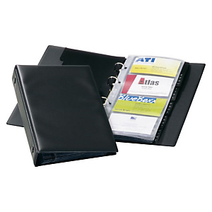 Durable Economy Tarjetero para 96 tarjetas, negro Durable Economy Tarjetero para 96 tarjetas, negro