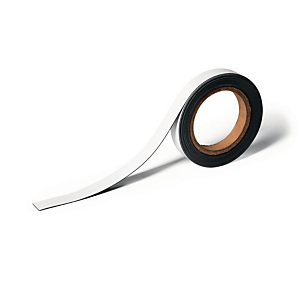 Durable Nastro magnetico scrivibile, 20 mm x 5 m, Bianco Durable Nastro magnetico scrivibile, 20 mm x 5 m, Bianco