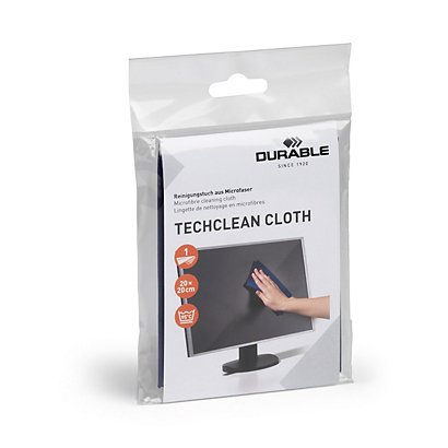 DURABLE Panno in microfibra Techclean Cloth, 20 x 20 cm, Blu - Prodotti  Pulizia Computer