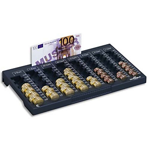 DURABLE Planche de comptage Euroboard L - 8 compart pièces+1 rangemt billets - L324 x H34 x P190 mm DURABLE Planche de comptage Euroboard L - 8 compart pièces+1 rangemt billets - L324 x H34 x P190 mm