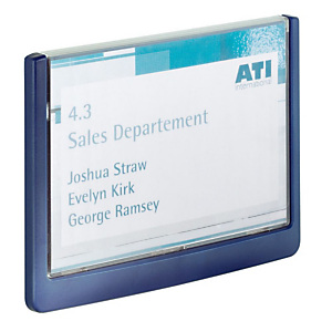 DURABLE Plaque de porte Click Sign 149x105,5 mm bleu DURABLE Plaque de porte Click Sign 149x105,5 mm bleu