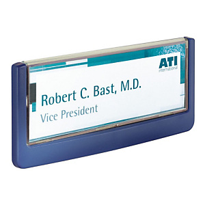 DURABLE Plaque de porte Click Sign 149x52,5 mm bleu DURABLE Plaque de porte Click Sign 149x52,5 mm bleu