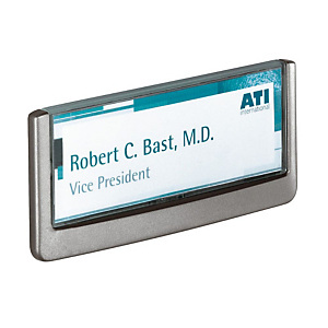 Durable Plaque de porte Click Sign 149x52,5 mm gris