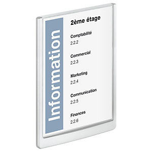 Durable Plaque de porte Click Sign A4 Bleu Durable Plaque de porte Click Sign A4 Bleu