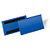 Durable Pochettes logistiques magnétiques - 150 x 67 mm- Bleu - Lot de 50 - 1