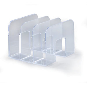Durable Porta cataloghi Trend, Trasparente, cm 21,5 x 21 x 16,5 h