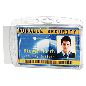 Durable Portatarjetas, 54 x 85 mm, transparente Durable Portatarjetas, 54 x 85 mm, transparente