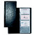 Durable Porte-cartes de visite Visifix noir capacité 192 cartes aspect grain de cuir L11,5 x H25,3 cm - 2