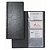 DURABLE Porte-cartes de visite Visifix noir capacité 192 cartes aspect grain de cuir L11,5 x H25,3 cm - 2