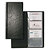 DURABLE Porte-cartes de visite Visifix noir capacité 192 cartes aspect grain de cuir L11,5 x H25,3 cm - 1