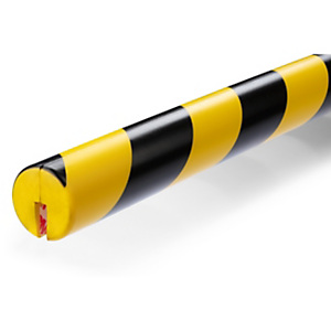 DURABLE Profilo di protezione ad incastro E8R, Per spigoli, Forma arrotondata, 1 m, Giallo/Nero DURABLE Profilo di protezione ad incastro E8R, Per spigoli, Forma arrotondata, 1 m, Giallo/Nero