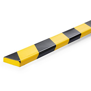 DURABLE Profilo di protezione adesivo S10, Per Superfici piane, Forma squadrata, 1 m, Giallo/Nero DURABLE Profilo di protezione adesivo S10, Per Superfici piane, Forma squadrata, 1 m, Giallo/Nero
