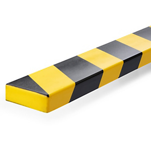 DURABLE Profilo di protezione adesivo S18, Per Superfici piane, Forma squadrata, 1 m, Giallo/Nero DURABLE Profilo di protezione adesivo S18, Per Superfici piane, Forma squadrata, 1 m, Giallo/Nero