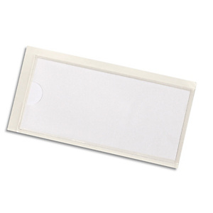DURABLE Sachet 10 Pochettes adhésives Pocketfix H32 x L74 mm - ouverture latérale - Transparent DURABLE Sachet 10 Pochettes adhésives Pocketfix H32 x L74 mm - ouverture latérale - Transparent