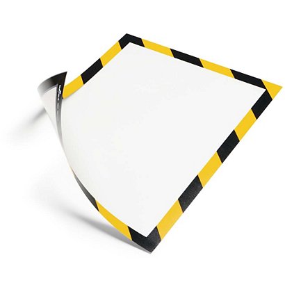 Durable Security marco magnético personalizable A4 - amarillo y negro - 1