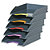 Durable Set de 5 corbeilles à courrier Varicolor - Dimensions : L34 x H35 x P26,5 cm coloris assortis - 1