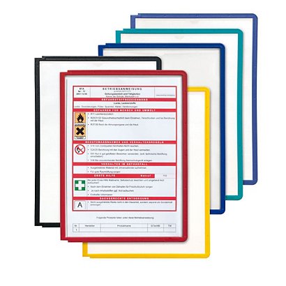 Durable SHERPA Pochettes pour panneau d'affichage pour documents A4 - Assortis - Lot de 5 - 1