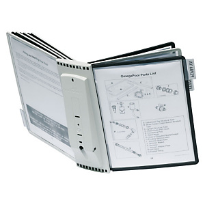 Durable Sherpa® Wall 10 Presentador de pared, A4, con 10 fundas Durable Sherpa® Wall 10 Presentador de pared, A4, con 10 fundas