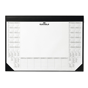 DURABLE Sottomano con blocco appunti da 25 fogli - 59x42 cm - nero - Durable DURABLE Sottomano con blocco appunti da 25 fogli - 59x42 cm - nero - Durable