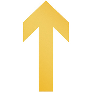 Durable Symbole de marquage au sol - Adhésif antidérapant - Flèche - 20 x 10 cm - Jaune - Lot de 10 Durable Symbole de marquage au sol - Adhésif antidérapant - Flèche - 20 x 10 cm - Jaune - Lot de 10