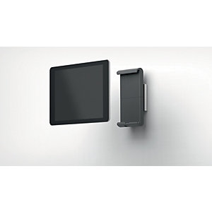 Durable Tablet holder da parete, 80 x 45 x 173 mm, Argento