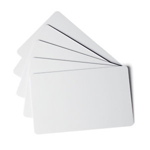 Durable Tessere neutre per stampante Duracard ID 300, Spessore 0,5 mm, Bianco (confezione 100 pezzi)